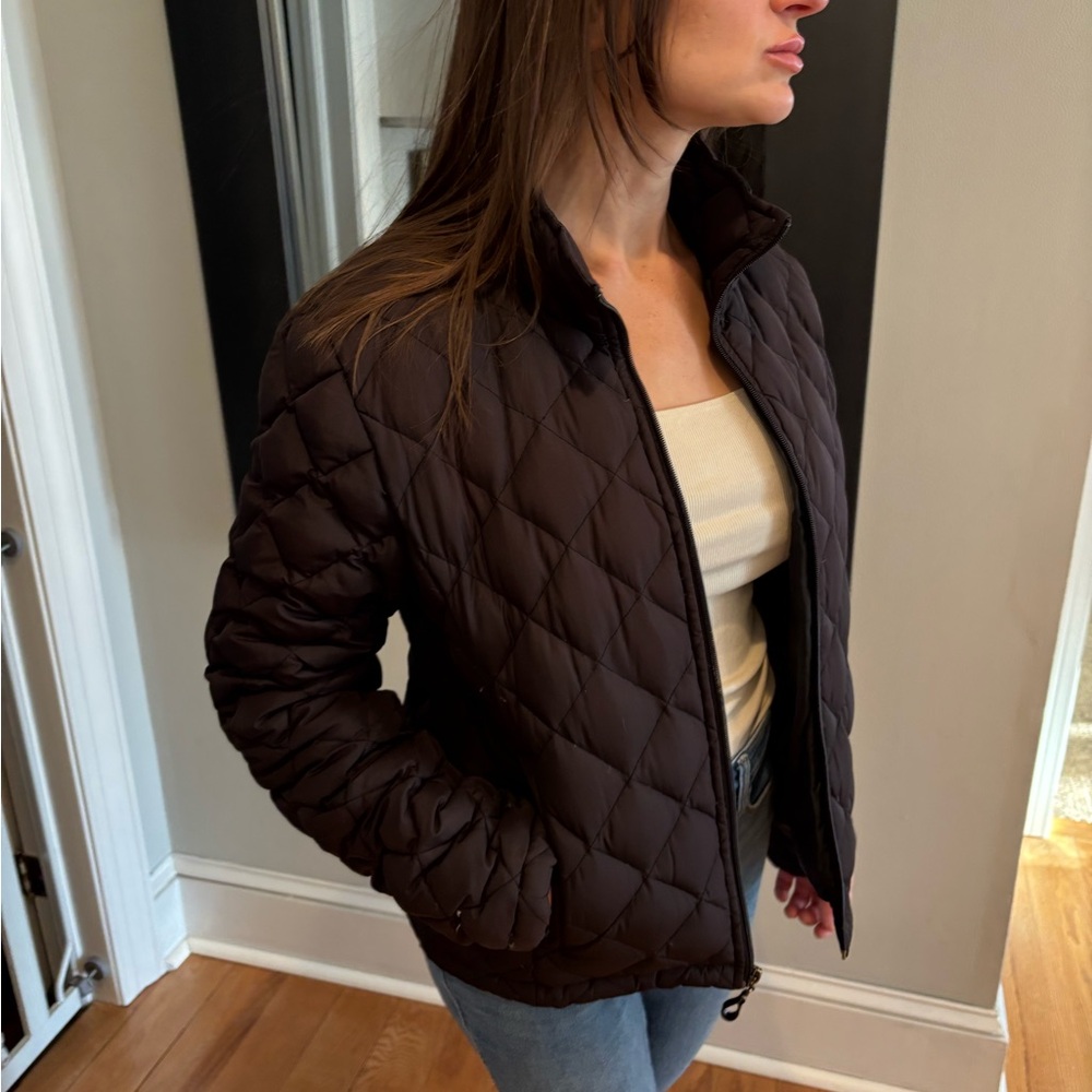 Kenneth Cole Reaction Quilted Puffer Jacket in black